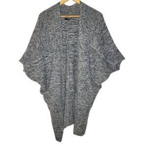 Babaton 2XS / XS‎ Italian Mohair Wool Blend Gray Javier Open Cocoon Cardigan